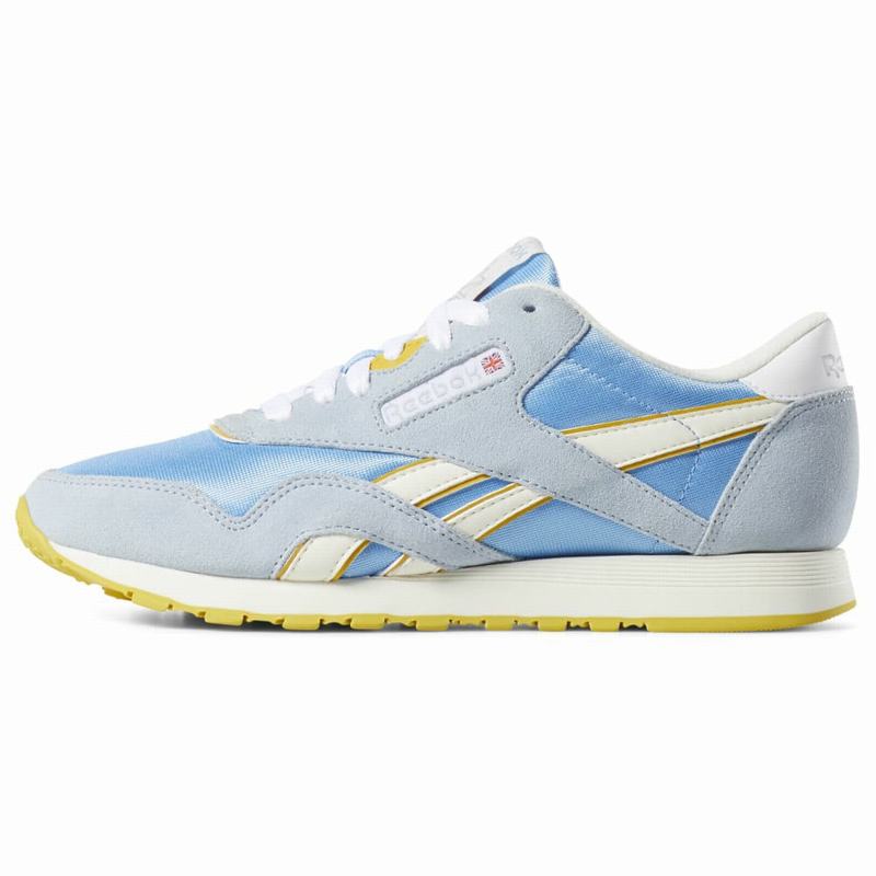 Reebok Classic Nylon Tenisky Damske - Siva/Modre/Žlté/Biele MS9886AX